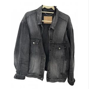 Authentic Balenciaga grey/black denim jacket